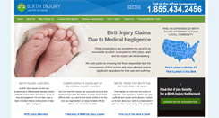 Desktop Screenshot of birthinjurylawyernetwork.com